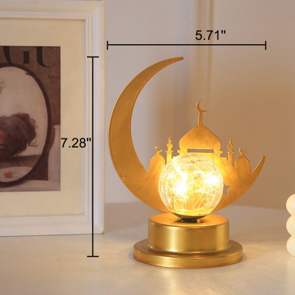 Muslim Eid Moon Castle LED Night Light Decorative Table Lamp - Image 7