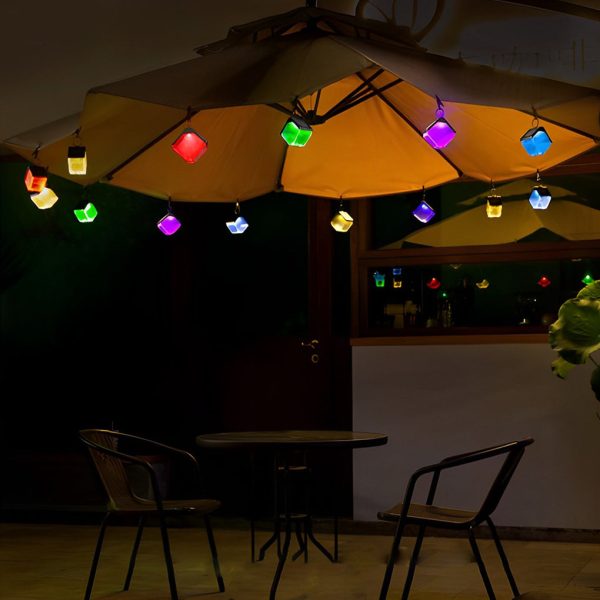2Pcs Waterproof LED Multi Color Light Modern Solar Wall Washer Light - Image 2