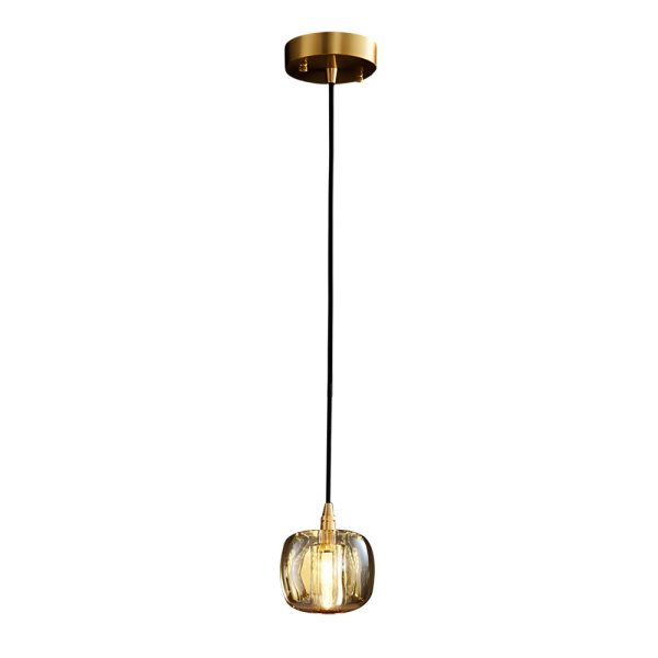 Long Spiral Cubes Crystal Pendant Light Dimmable Chandelier for Staircase - Image 17