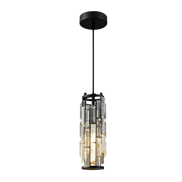 1 Pc Creative Iron Crystal Glass Industrial Style Chandelier Pendant Lights - Image 7