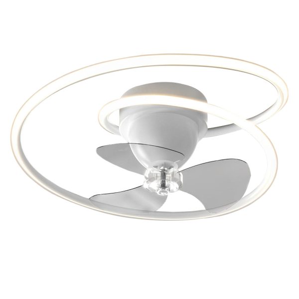 Smart 360?? Rotating LED Stepless Dimming Timing Modern Ceiling Fans Light - Image 11
