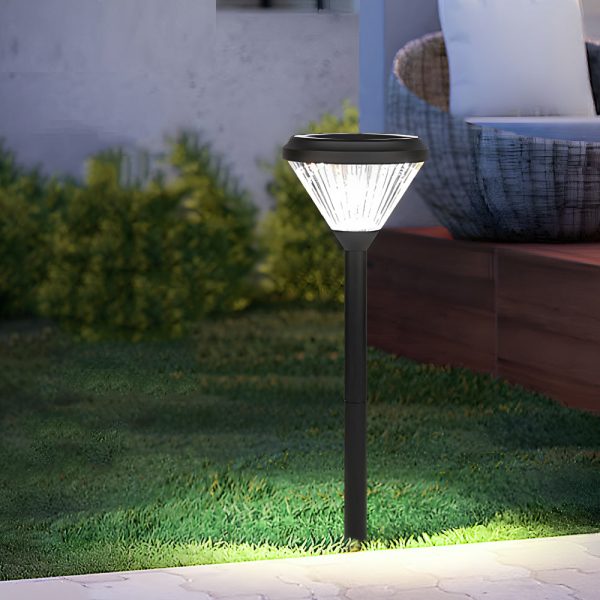27.6-inch H Black Garden Solar Pathway Lights - Image 3