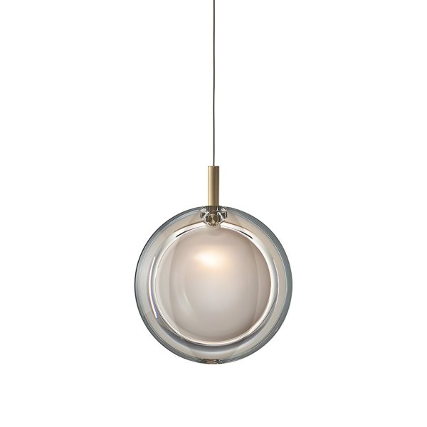 Simple Round Glass Creative Postmodern Pendant Light Hanging Ceiling Lamp - Image 6