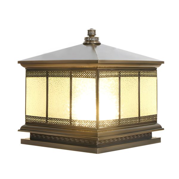 Intelligent Four Step Dimming Waterproof Retro Solar Fence Post Lights - Image 9