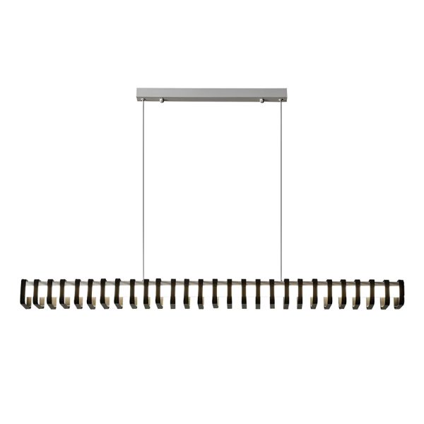 Minimalist Square Frame Decor Three Step Dimming Modern Chandelier Light - Image 7