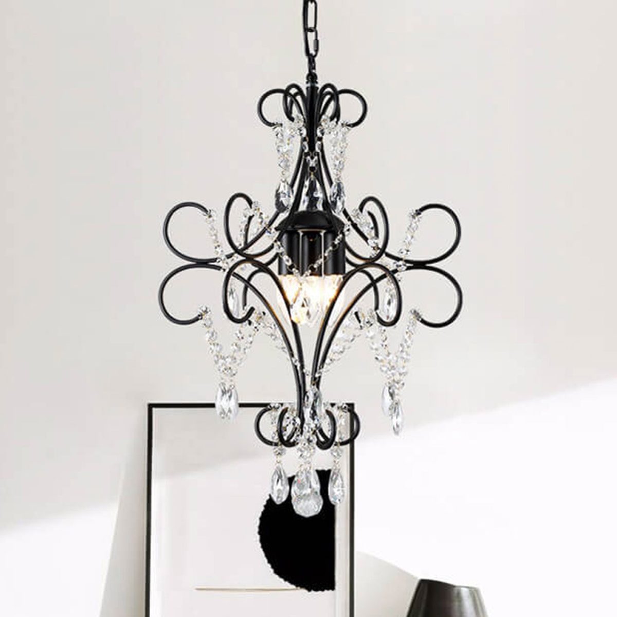 Vintage Luxury Crystal Candle Design 1/3 Light Chandelier - Image 13