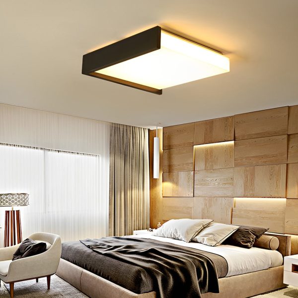 Minimalist Creative Square LED Stepless Dimming Nordic Ceiling Lights - Image 2
