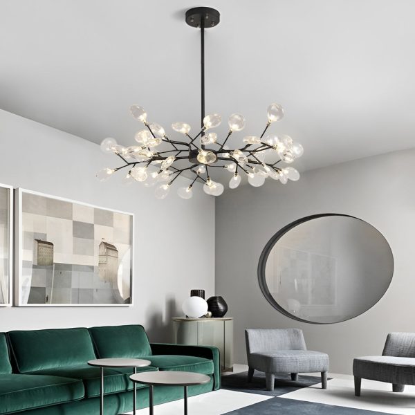 Branches Metal Acrylic Nordic Chandelier Ceiling Light Hanging Lamp - Image 4