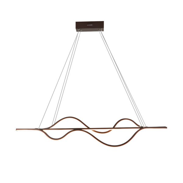 40'' Sleek Wave Modern Pendant Light with Dimmable LED - Image 9