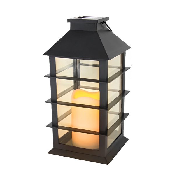 Portable Lantern Waterproof LED Intelligent Black Solar Outdoor Lights - Image 14