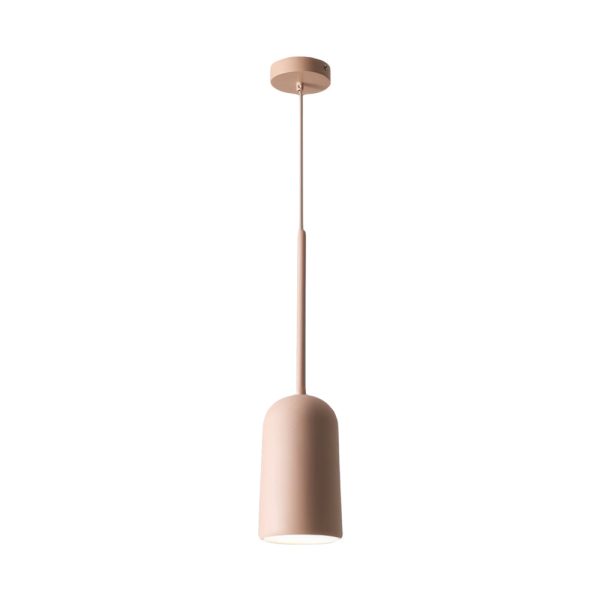 1-Light Resin Pink Figura Arc Pendant Lamp - Image 8