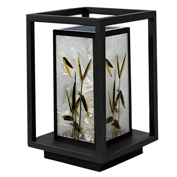 Artistic Solar LED Path Lights with Landscape Pattern - Image 12