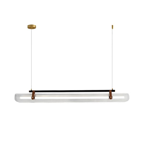 Acrylic Nami Linear Pendant Island Light with Adjustable Hanging Length - Image 9