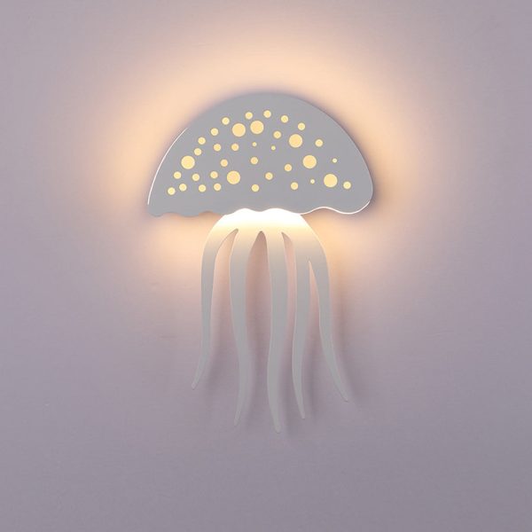 Cartoon Jellyfish Creative LED White Modern Decorative Wall Sconce Lighting - Image 7
