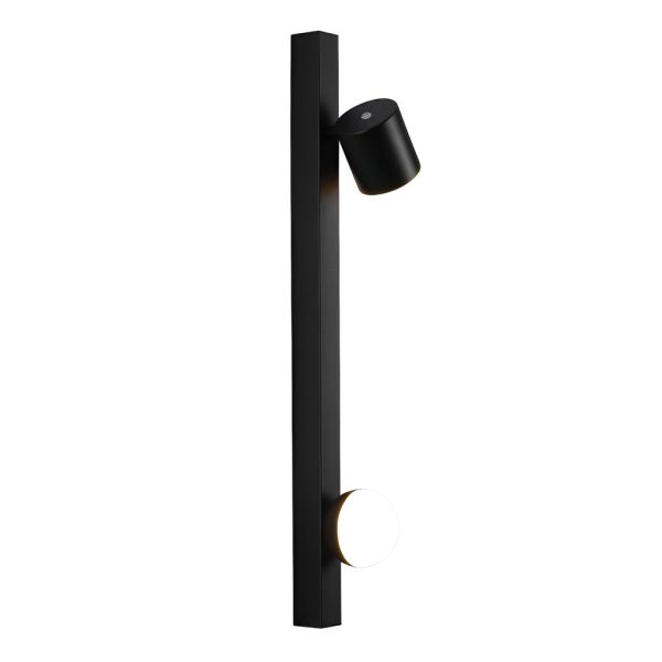 Adjustable Minimalist Creative Electroplated Metal Black Wall Sconces - Image 9