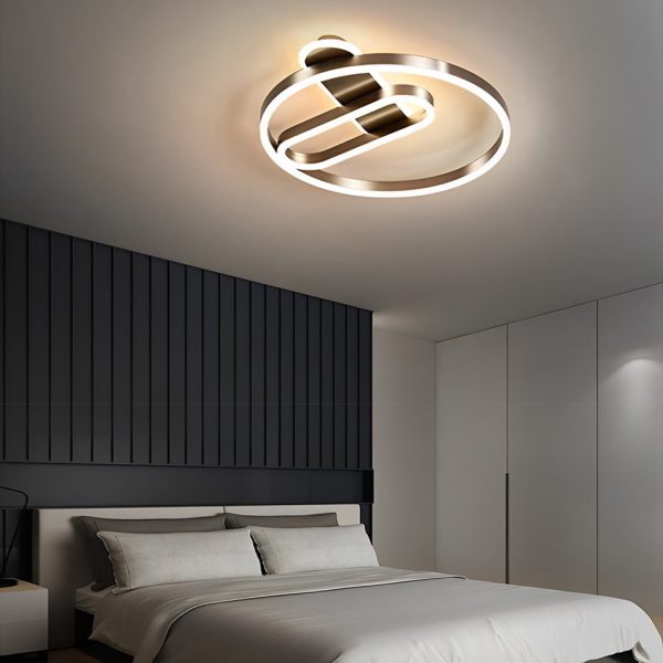 Geometric Circle LED Modern Flush Mount Lighting Ceiling Lights Hanging Light - Image 2