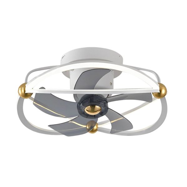Intelligent Adjustable Stepless Dimming LED Ceiling Fan Light with Remote - Image 8