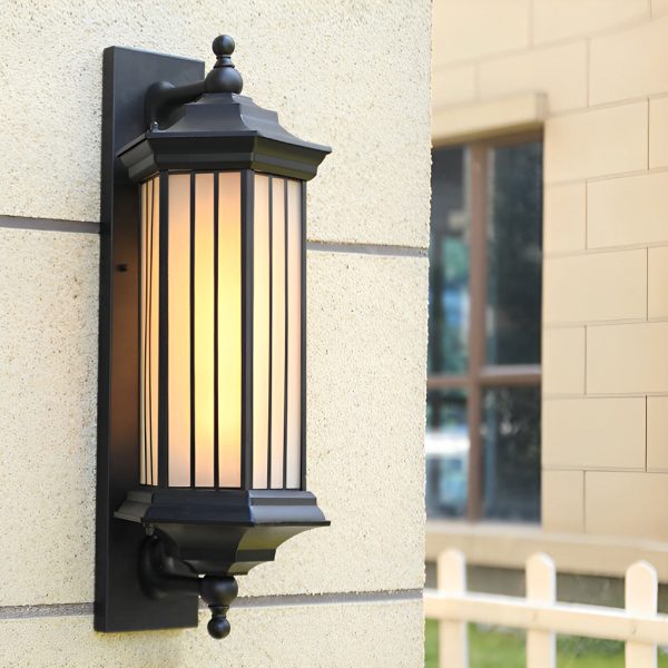 Retro Creative Outdoor Waterproof Black Modern Exterior Wall Lights - Image 3