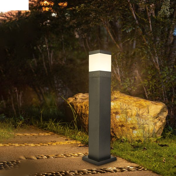 Minimalist Square LED Outdoor Light Modern Lawn Lamp for Elegant Home Exterior - Image 2