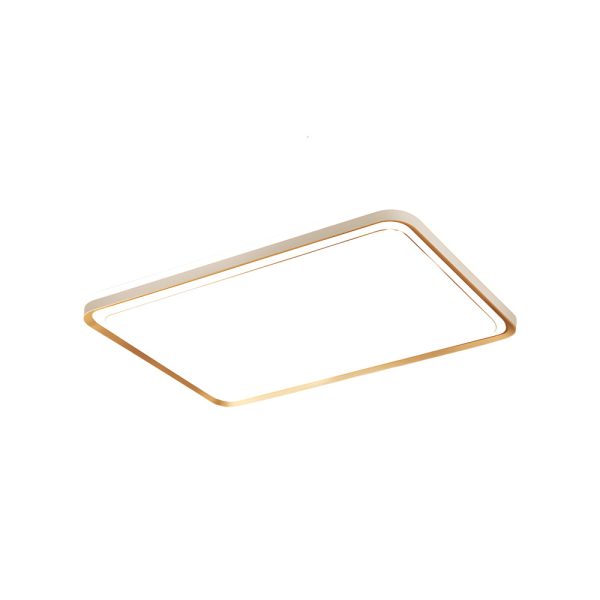 1-Light Rectangular LED Flush Mount Ceiling Light - Image 6