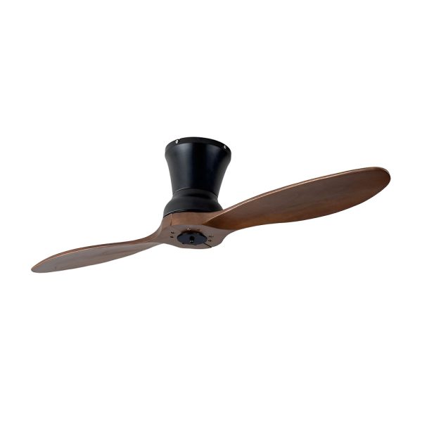 2 Blades Wood 18W LED Dimmable with Remote Mute Modern Ceiling Fans - Image 7