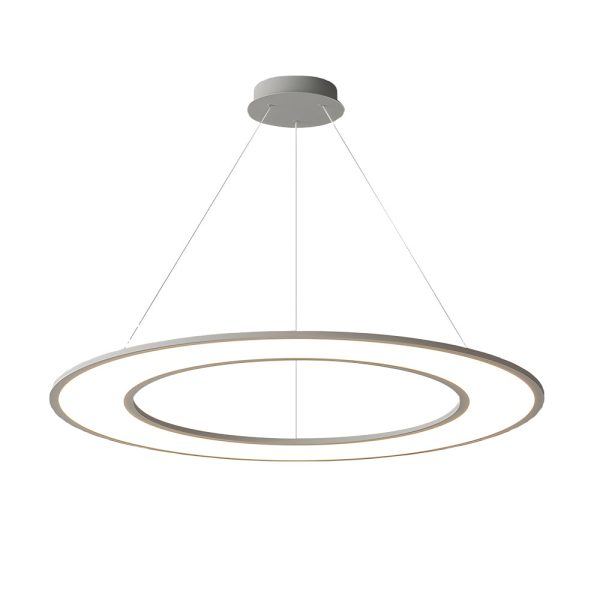 Planet Rings LED Pendant Light in Black/White - Image 9