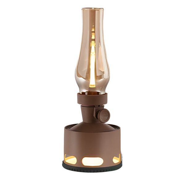 Modern Battery Operated Kerosene Style LED Table Lamp - Image 6