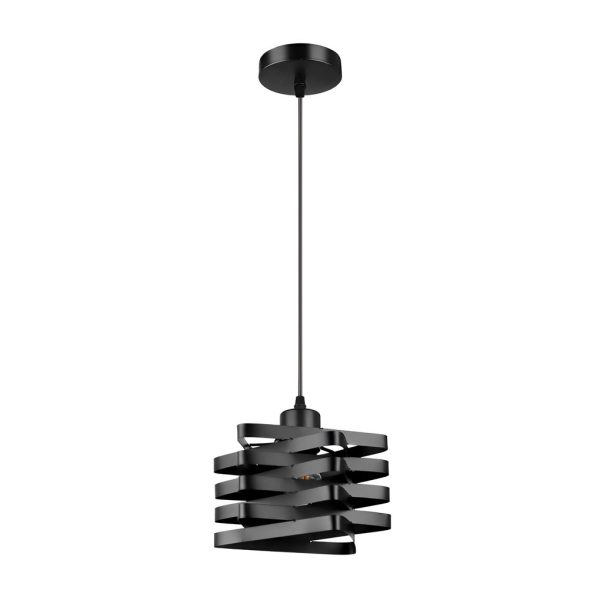 Antique Iron Interwoven Design Retro Industrial Style Pendant Lights - Image 9