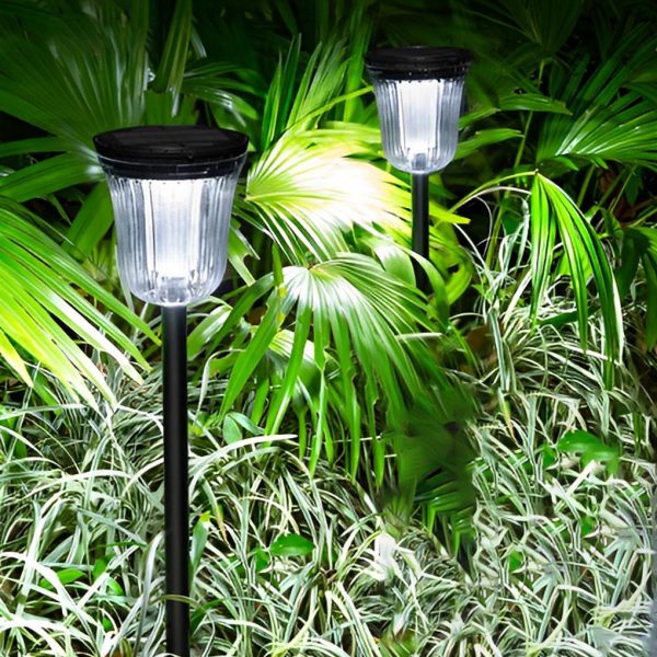 2Pcs Round Waterproof LED Intelligent Motion Sensor Solar Lawn Lights - Image 4