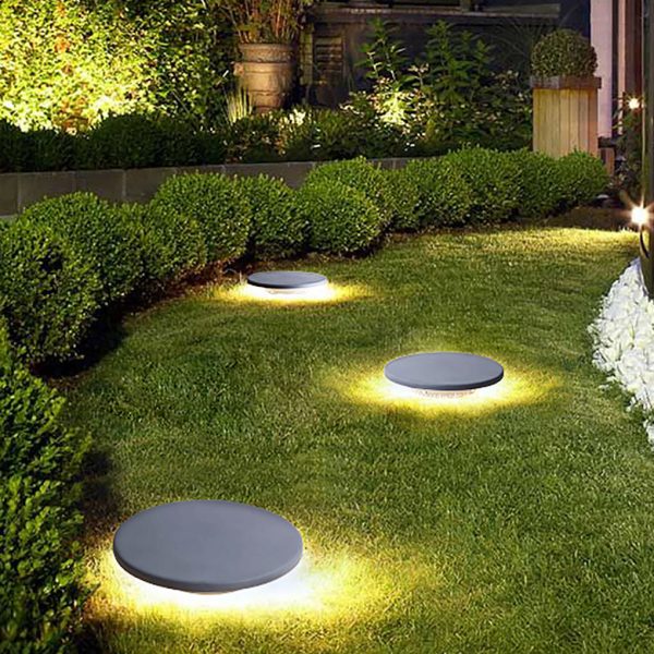Halo Bottom-Emitting LED Ground Solar Lights Durable & Elegant for Outdoors - Image 5