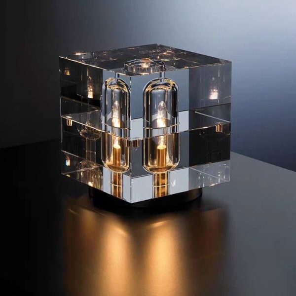 Modern Crystal Stereo Geometric Design 1-Light Table Lamp