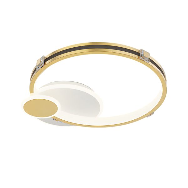 Ring Round Three Step Dimming Creative Modern LED Ceiling Light Fixture - Image 7