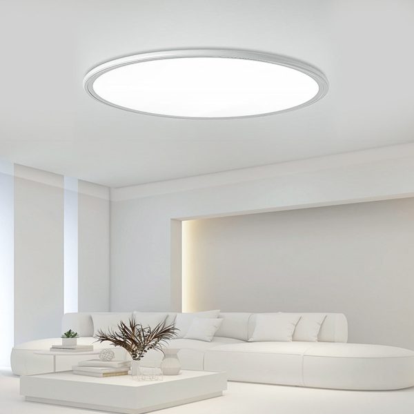 16'' Modern LED Ultrathin White Black Flush Mount Lights Circle Ceiling Lights - Image 2