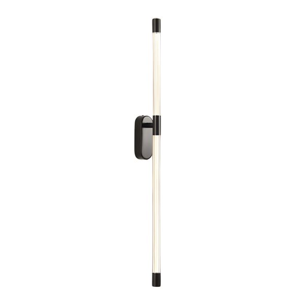 Acrylic Tube Tall Linear Wall Semi-Flush Mount Sconce - Image 9