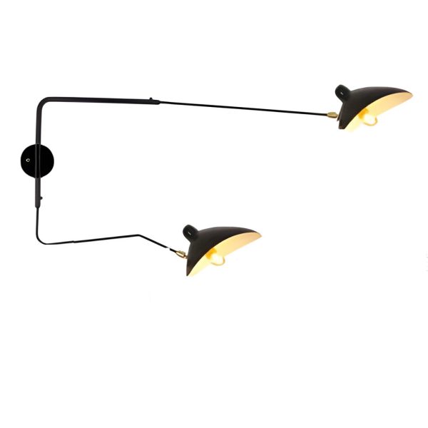 Creative Adjustable Iron Industrial Swing Arm Wall Lamp Wall Sconce Lighting - Image 8