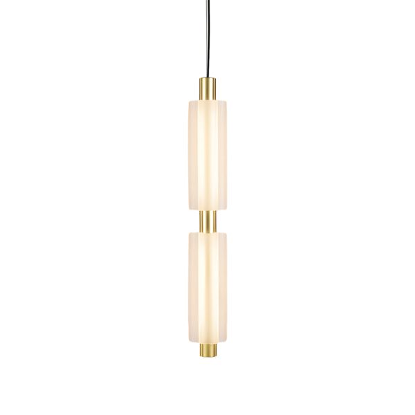 1/2/3 Heads Acrylic Cylinder Pendant Lights: Modern Hanging Lamp in Gold/Black - Image 17