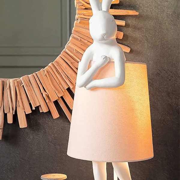 Nordic Apron Rabbit Resin 1-Light Table Lamp - Image 11