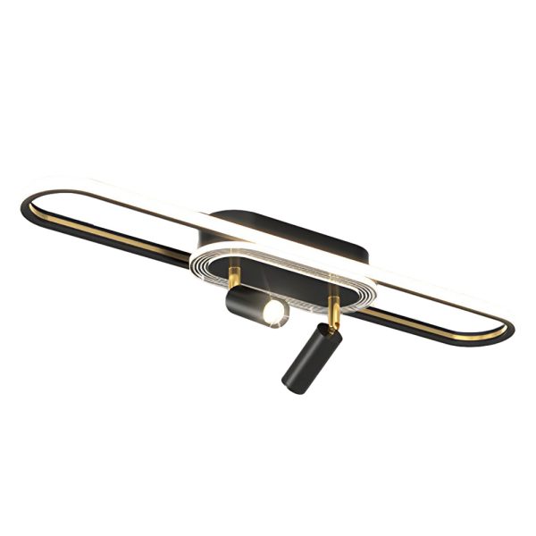 Long Ring Three Step Dimming Modern Surface Mounted Spotlights Ceiling Light - Image 12