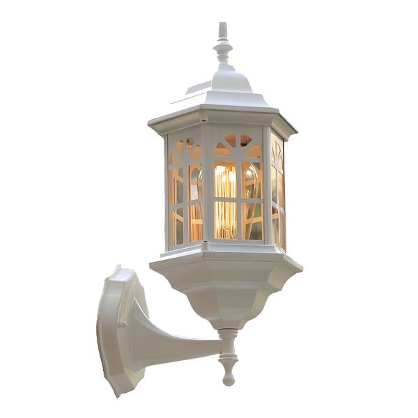 Waterproof LED Glass European-style Outdoor Wall Lamp Plug in Wall Sconce Lighting - Image 5