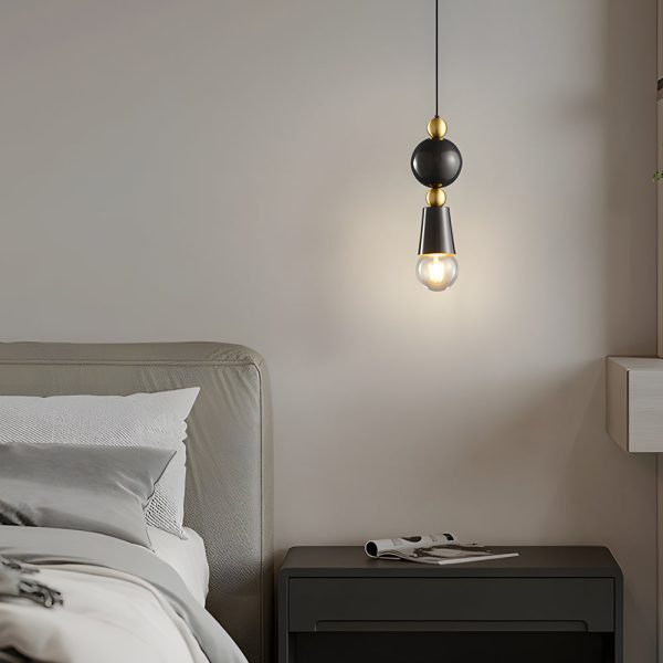 Modern Elegance - Spindle Pendant Lamp - Image 2