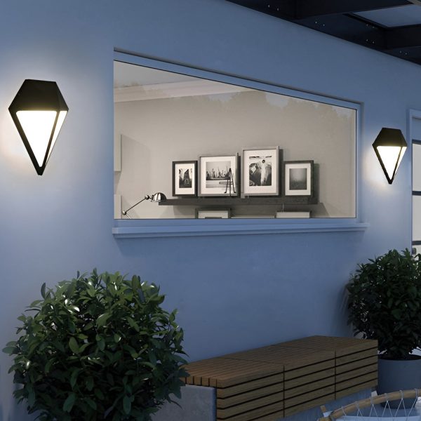 Creative Geometric LED Waterproof Modern Outdoor Wall Lamp Wall Lights Fixture - Image 4