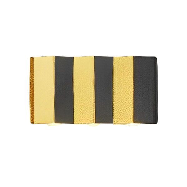 Black & Gold Aluminum LED Outdoor Up Down Wall Light - Image 8