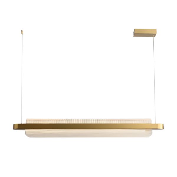 Modern Nami Linear Suspension Lamp Elegant Acrylic Island Light - Image 8
