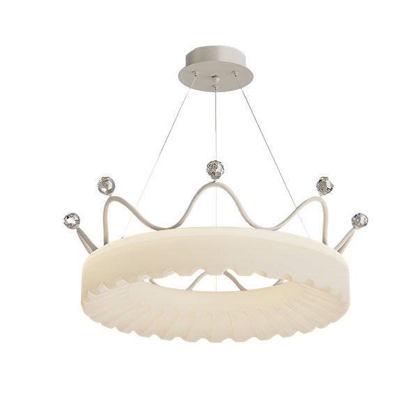 Romantic Crowns Luxury Three Step Dimming Modern Hanging Ceiling Lights - Image 7