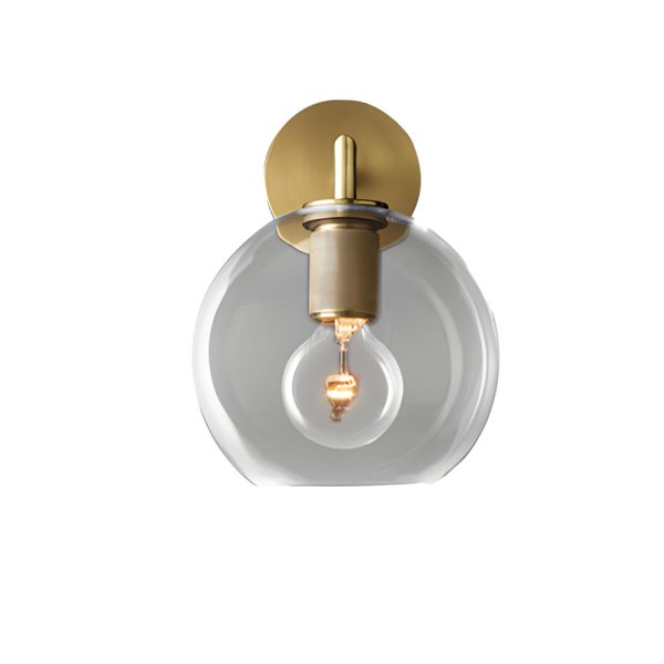 Simple Glass Shade Creative Hardware Minimalist Postmodern Wall Lamp - Image 9