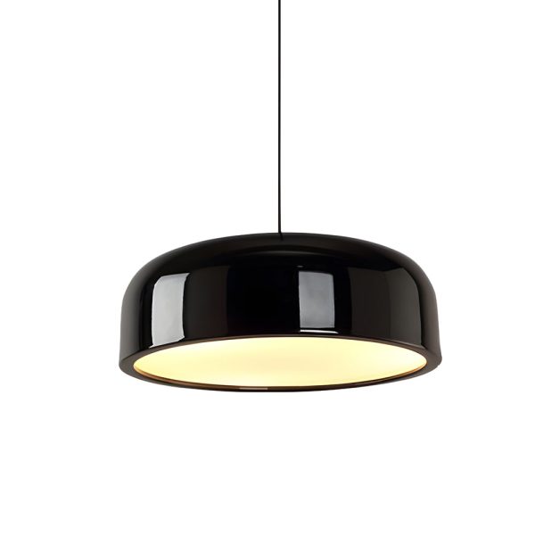 Smithfield Pendant Light: Modern Aluminum Hanging Fixture in Black/White - Image 9