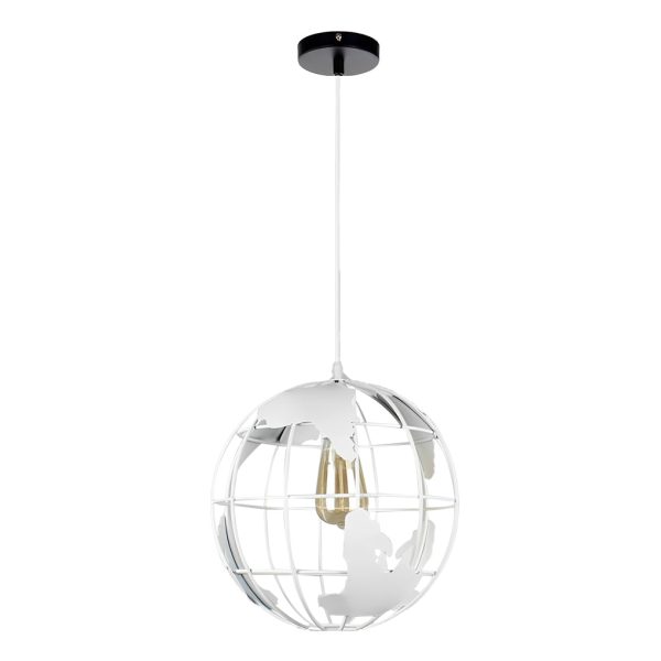 Creative Iron Globe Decorative Retro Industrial Style Chandelier Light - Image 5