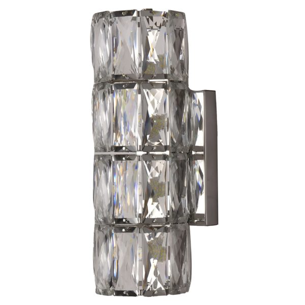 Cylindrical Crystal Three Step Dimming Light LED Modern Wall Sconces Lighting - Image 6