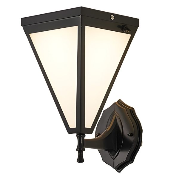 Industrial Tapered Dimmable Plug-in Solar Waterproof LED Outdoor Wall Lighting - Image 5