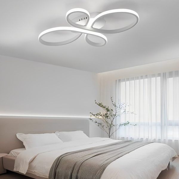 Intertwined Flower Shaped LED Modern Ceiling Light Flush Mount Lighting - Image 3